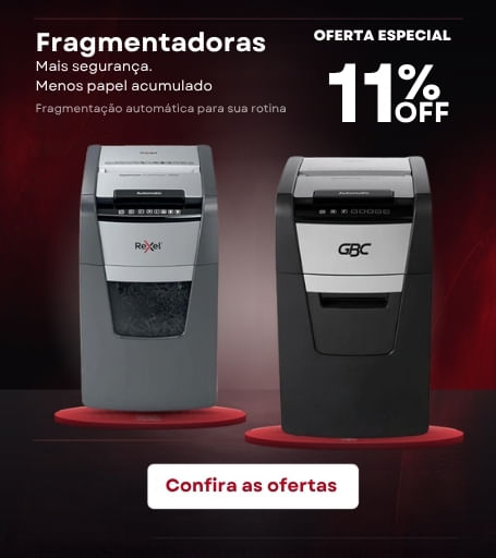 Fragmentadoras com Desconto Eletrônica Santana, encontre fragmentadoras de papel em oferta para triturar documentos com praticidade e segurança.